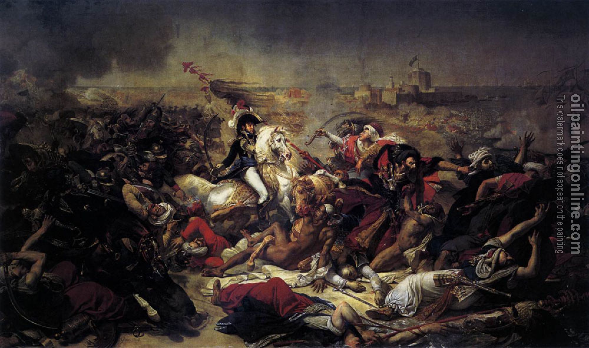 Antoine-Jean Gros - The Battle of Abukir